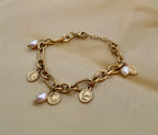 Bracelet Alice - Champagne Pearls