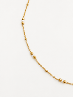 Delicate White Keshi Pearl Necklace