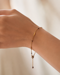 Delicate Grey Pearl Bracelet