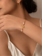 Soleil White Pearl Bracelet