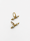 Linear Baroque Pearl Earrings