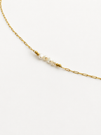 Keshi White Pearl Necklace