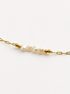 Keshi White Pearl Necklace