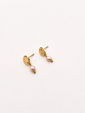 Petit Natural Pink Pearl Stud Earrings