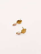 Petit Natural Pink Pearl Stud Earrings