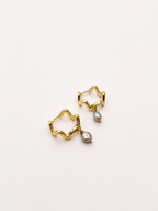 Waves Petit Creole Earrings