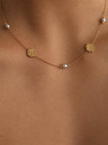 Clover Bloom Pearl Necklace