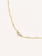 Waves Grey Pearl Necklace