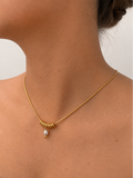 Ripple Grey Pearl Necklace