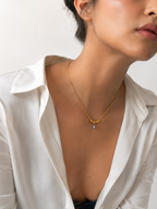 Ripple Grey Pearl Necklace