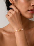 Soleil Grey Pearl Bracelet