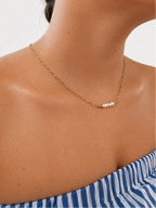 Keshi White Pearl Necklace