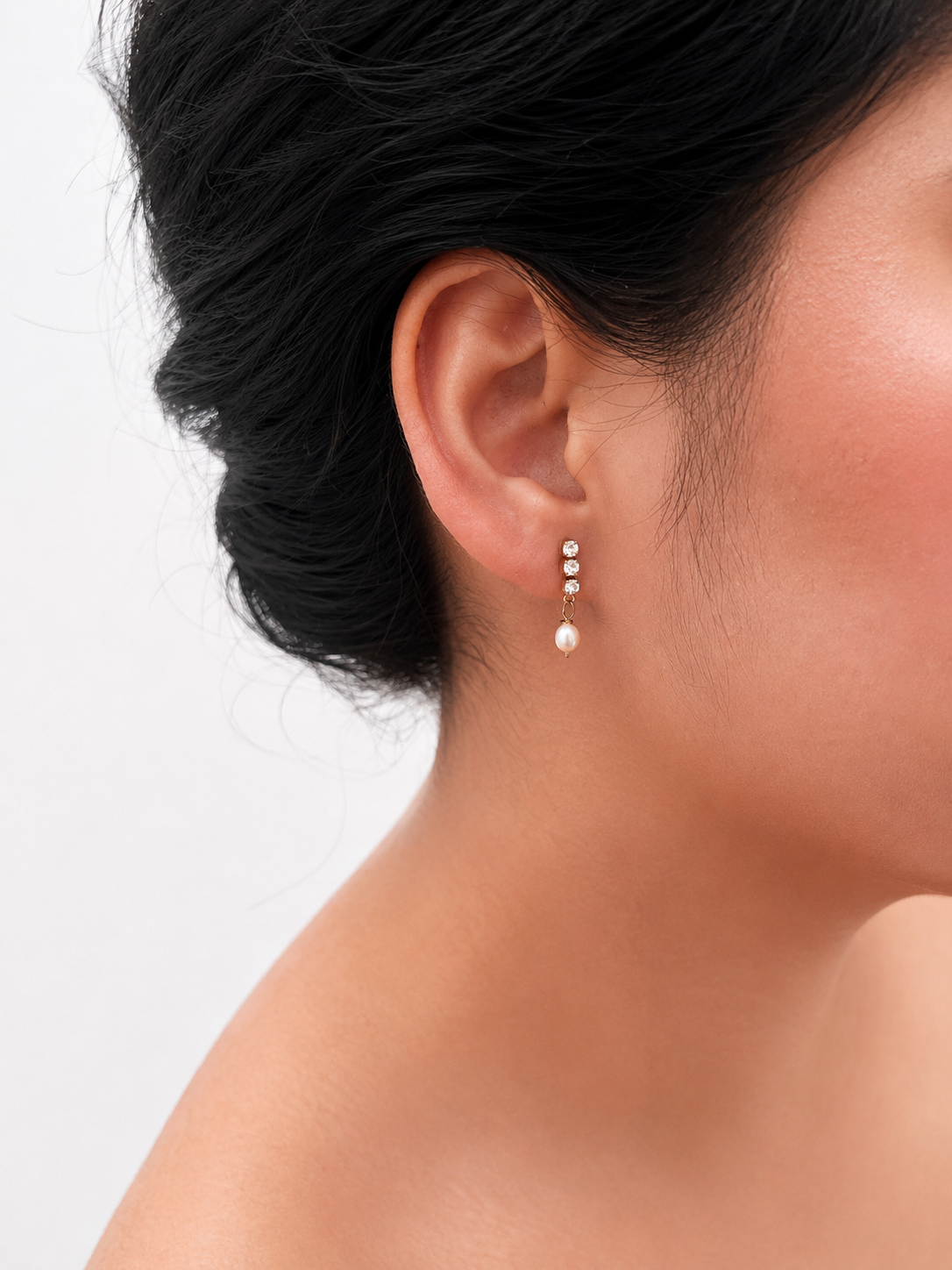 Mini Pearl Drop Earrings