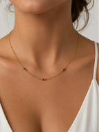 Delicate Grey Keshi Pearl Necklace
