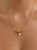 Ripple White Pearl Necklace