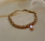 Bracelet Allison - Pink Baroque Pearl