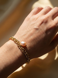 Bracelet Allison - Pink Baroque Pearl