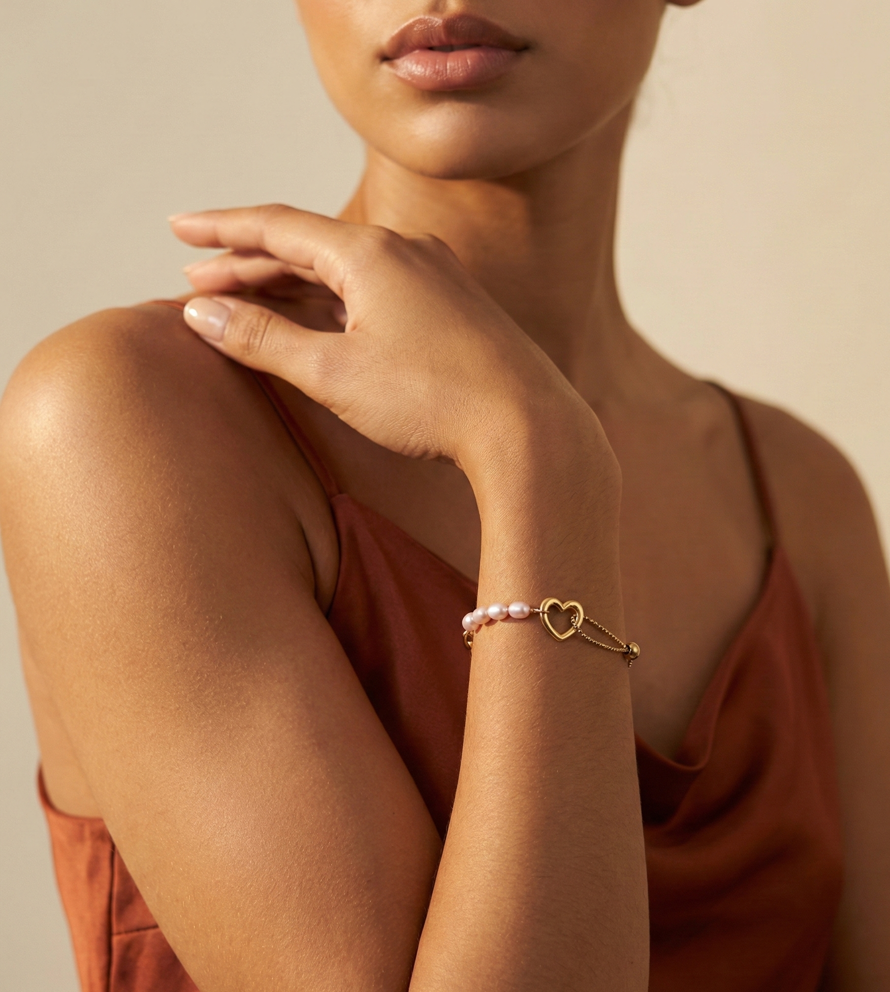 Bracelet Adeline - Pink Freshwater Pearl