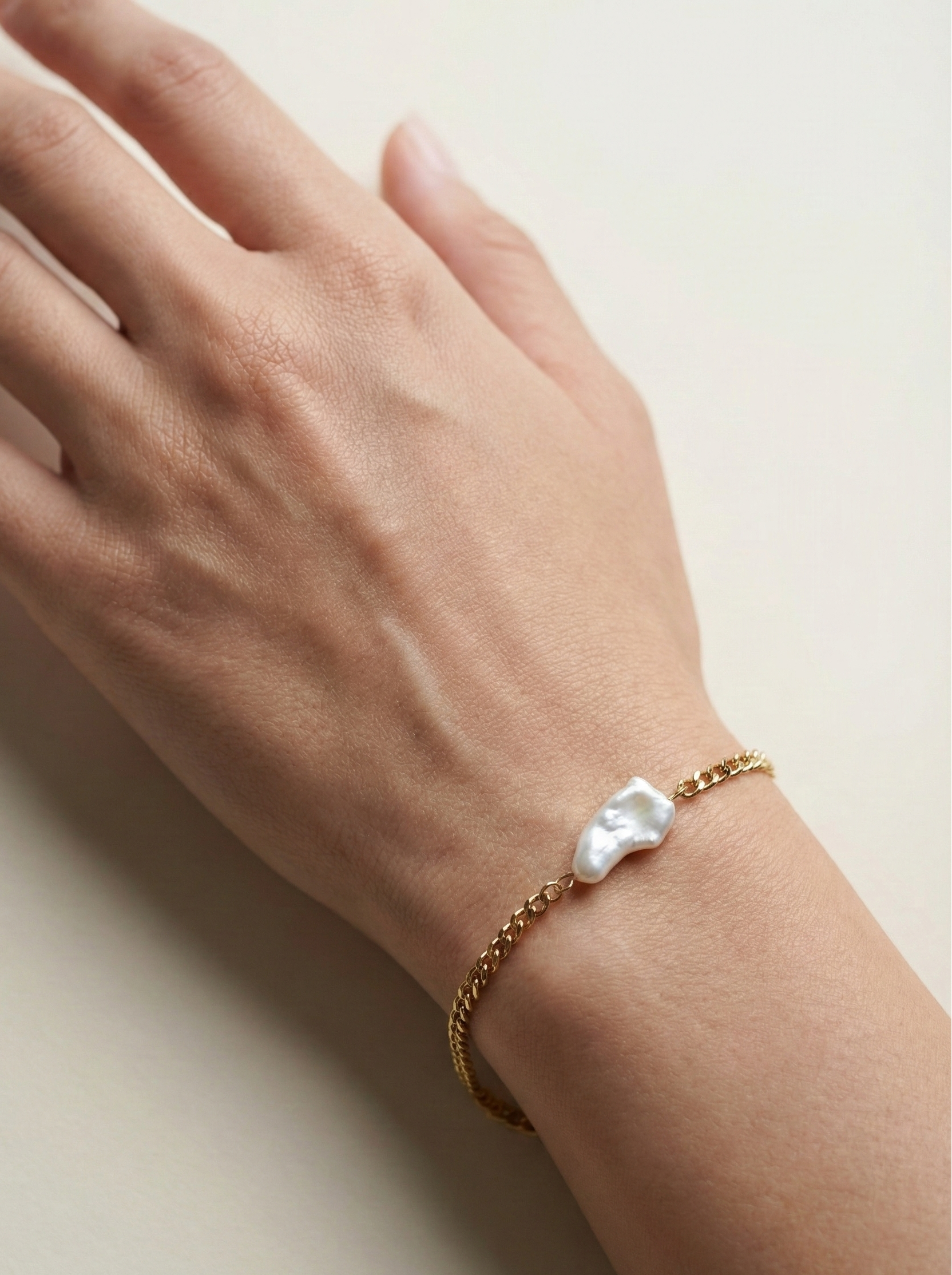 Bracelet Amélie - Keshi Pearl