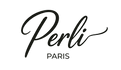Perli Paris logo in black cursive text on a white background